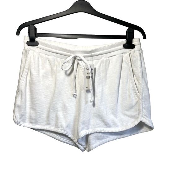 Splendid Cotton Elastic Waist Pockets Short Size Large NWT - Picture 1 of 8